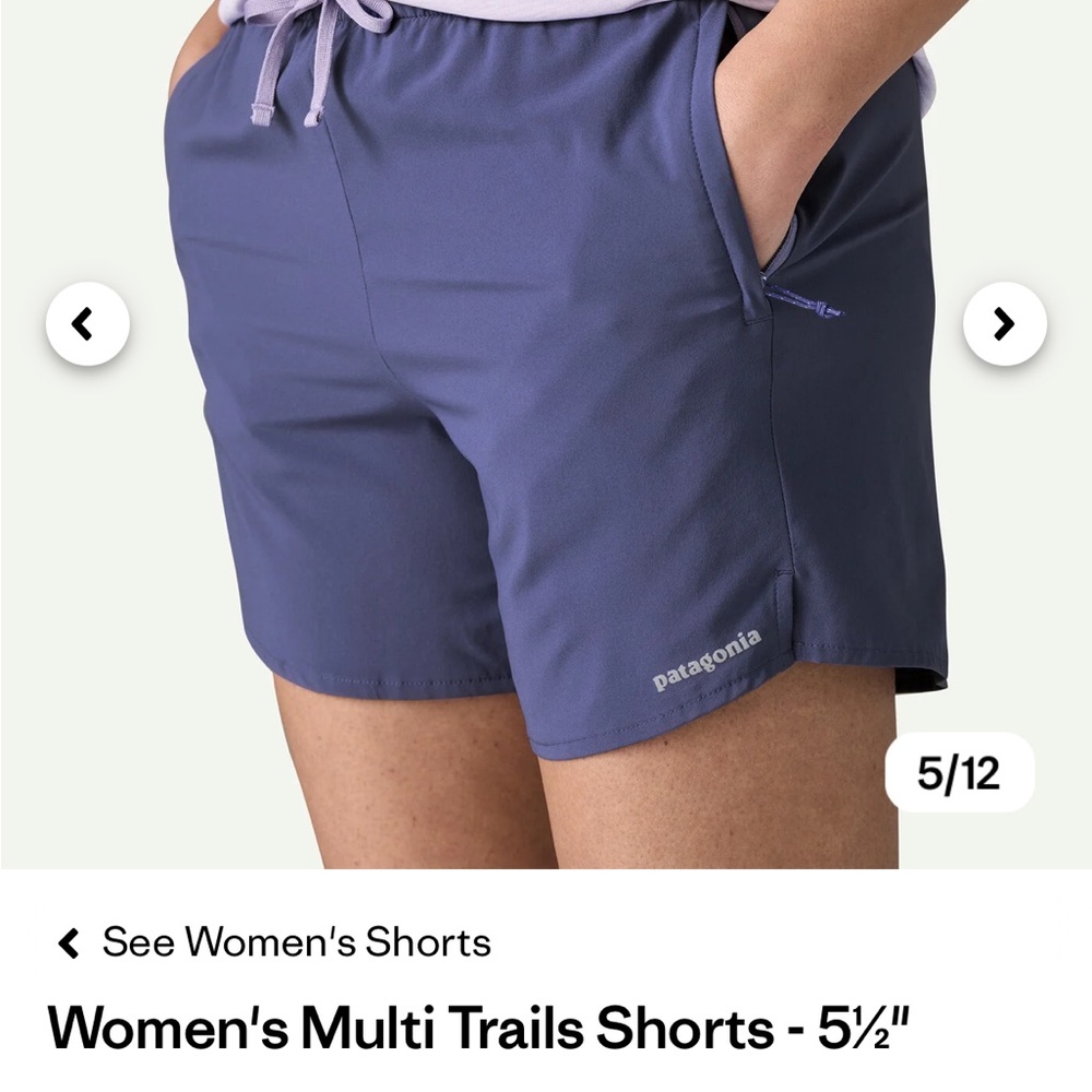 Patagonia  Blue Sport Shorts